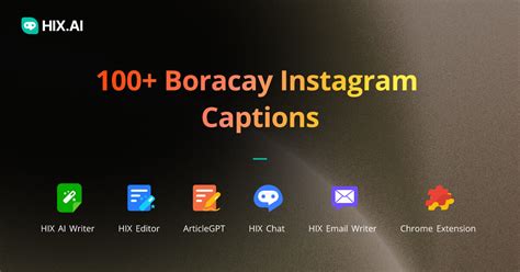 boracay caption|100+ Boracay instagram captions + Free AI Caption Generator.